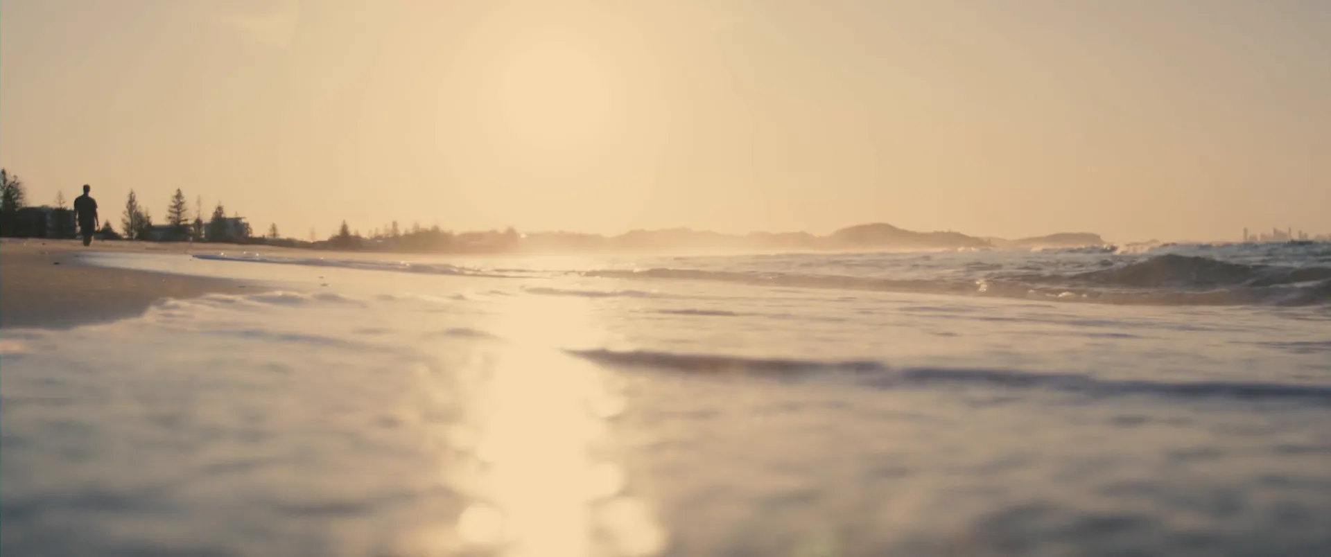 Moana Beach Bar — Arogi Beach, Fanari, at golden hour